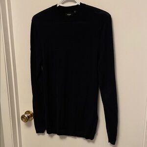 Superdry Navy Merino Wool Crewneck Sweater Size Small